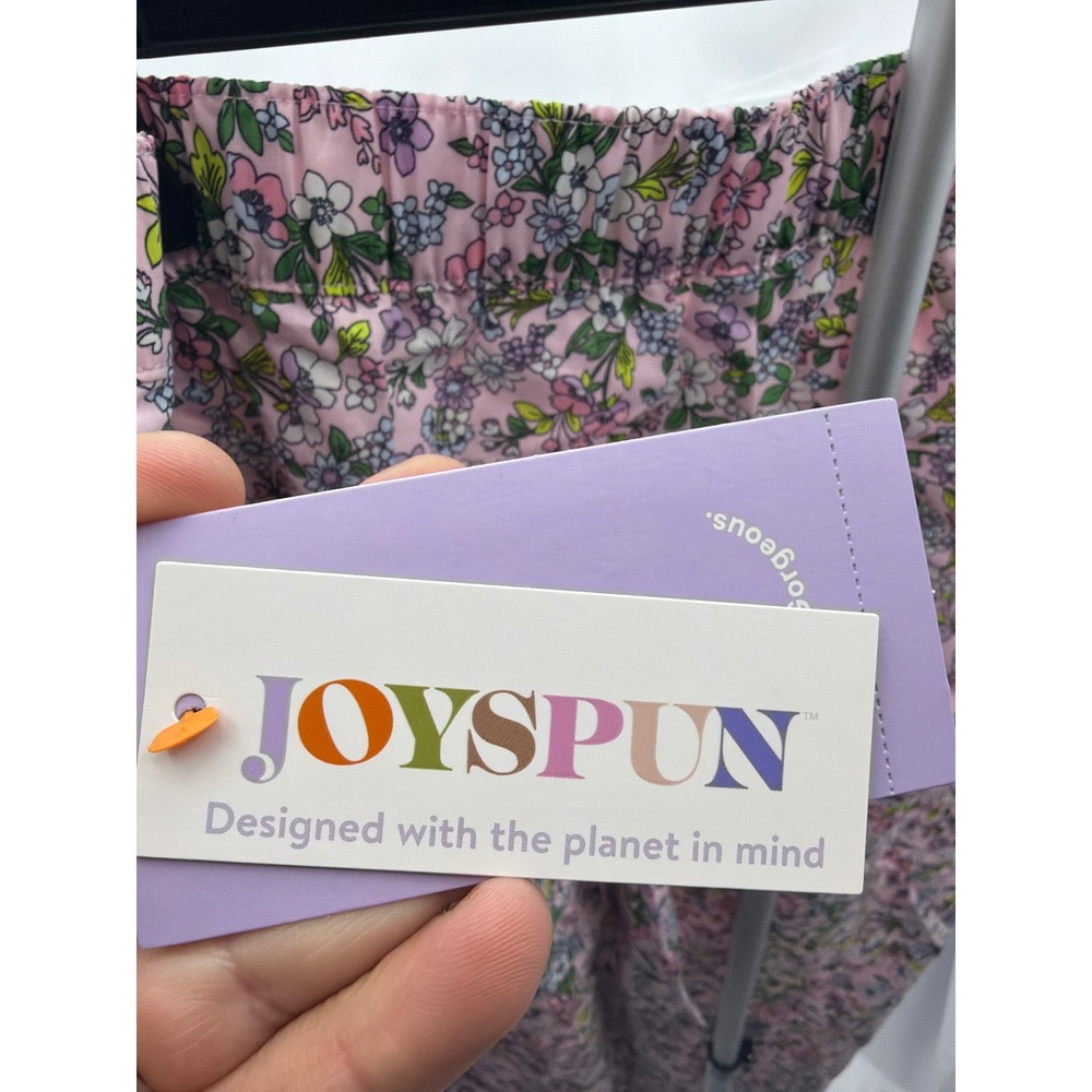 Joyspun Womens Floral Pajama Pants Pink Strawberry Smoothie Print  M 8-10 NEW - Picture 4 of 4